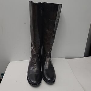 BORN Gibb Knee High TAN Leather Riding Boot